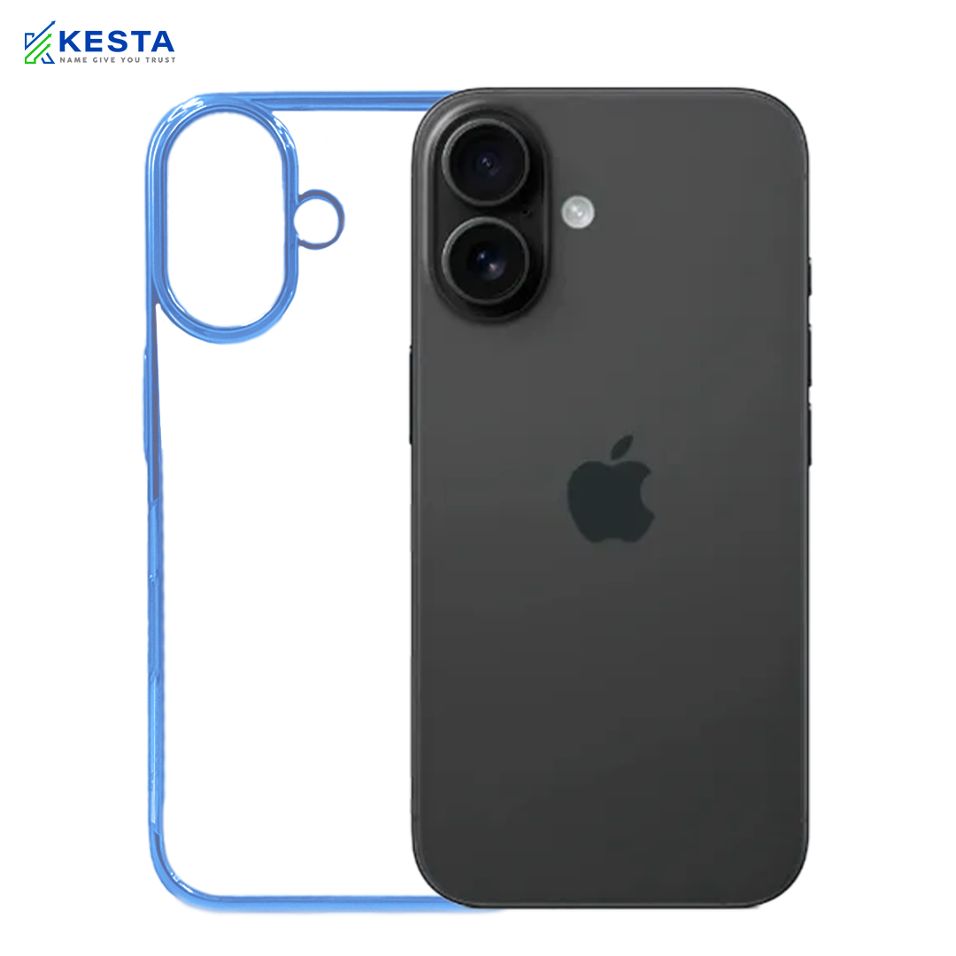 iPhone 17 Cover - New Blue Noble Transparent Case (Supports Irrelevent Drops)